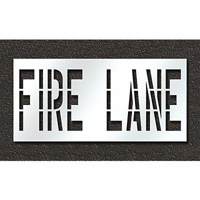 Pavement Stencil Fire Lane