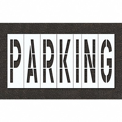 Pavement Stencil Parking