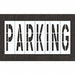 Pavement Stencil Parking