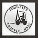 Pavement Stencil Forklift Traffic Only