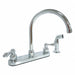 Kitchen Faucet with Spray GooseneckSpout