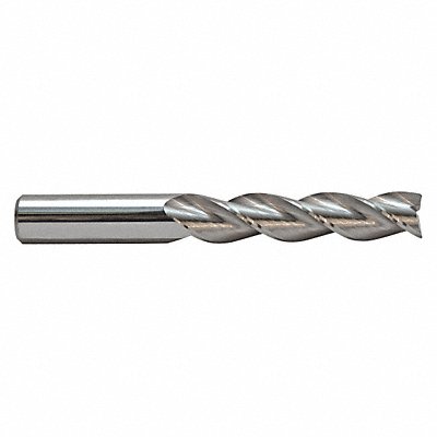 Square End Mill 1/2 Dia 1 Cut Carbide