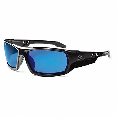 Safety Glasses Blue Mirr Scratch-Res.