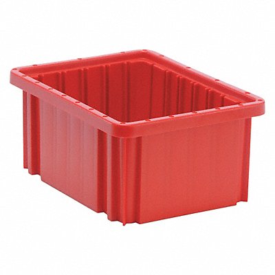 Grid Container Red 10.88 x 8.25 x 5 in