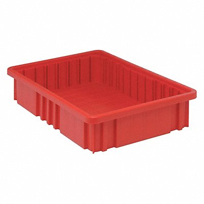 Grid Container Red 16.25 x10.88 x3.5 in.