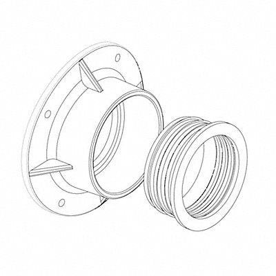 Inlet Hub 4 in