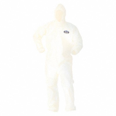 Coverall L Wht KleenGuard A80 PK12