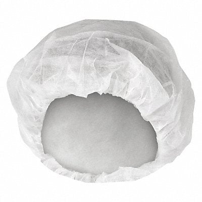 Bouffant Cap PP White 21 in PK1000