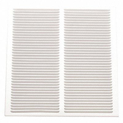 Front Diffusing Grille One-Way White