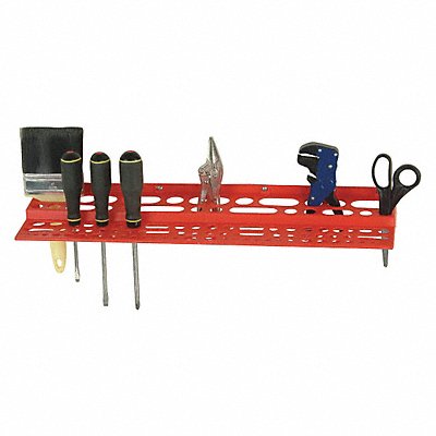 Tool Rack 6x24.13x2.75in 96 Items Capcty