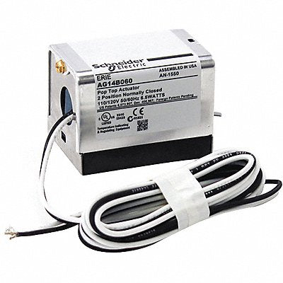 Actuator 120V N/C On/Off 6in Leads