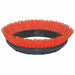Scrubbing Rotary Brush 12 in Dia Orange
