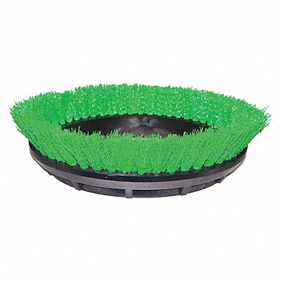 Scrubbing Rotary Brush Green 12 in.