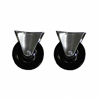 Rubber Casters PK2