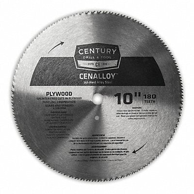 Plywood Circular Saw Blade 10 in 180T