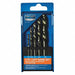 Left Hand Cobalt Jobber Drill Bit 5 Pc