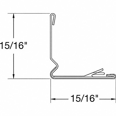 Hemmed Wall Angle 12 ft L