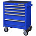 Rolling Tool Cabinet Blue Heavy Duty