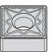 Square Turning Insert SNMG Carbide