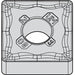 Square Turning Insert SNMG Carbide