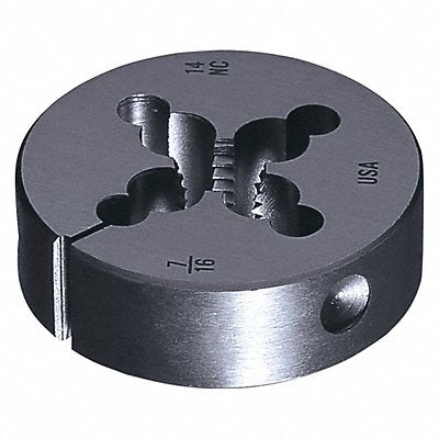 Round Threading Die 1-1/8 -12 HSS