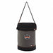 Bucket Bag Canvas Straight Wall Gray