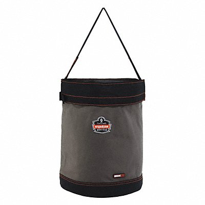 Bucket Bag Canvas Straight Wall Gray