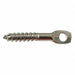 Screw Eye 1/4 in W 1 1/2 in H PK100