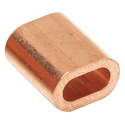 Copper Ferrule 1/8 in W 3/4 in H PK100