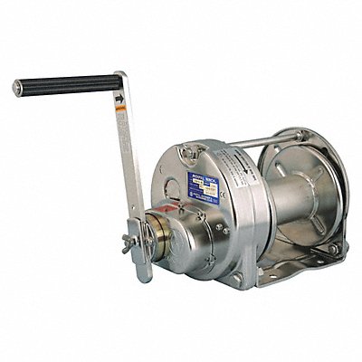 Hand Winch 1100 lb 1st Layer Ld Cap.