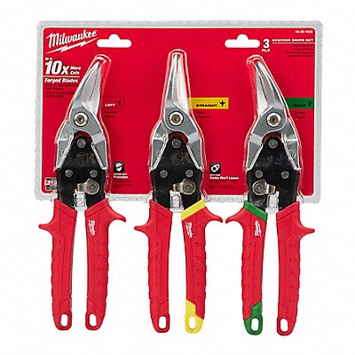 Aviation Snip Set 3 pcs. Overall 10 L