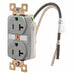 Receptacle 2 Poles 3 Wires Gray 1.0 HP