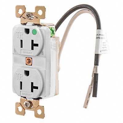Receptacle 2 Poles 3 Wires White 1.0 HP