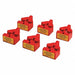 Circuit Breaker Lockout Red 1-7/8 H PK6