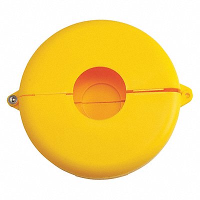 Gate Valve Lockout Yellow Polypropylene