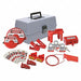 Portable Lockout Kit Gray 7-1/2 H