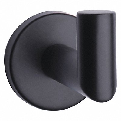 Robe Hook Zinc Matte 2 in W