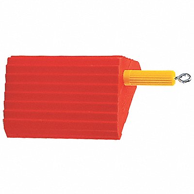 Wheel Chock 9 D 5 H 16 W Orange