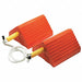 Wheel Chock 18 D 5 H 16 W Orange PR