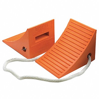 Wheel Chock 11 D 8 H 17 W Orange PR