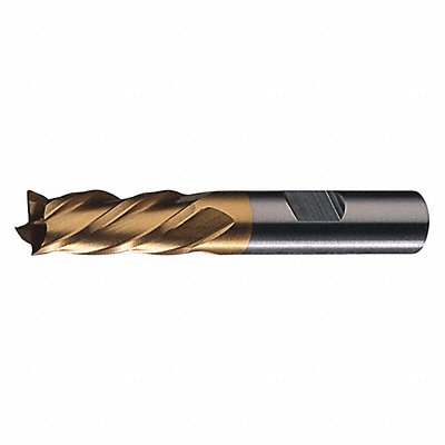 Sq. End Mill Single End HSS 3/8 