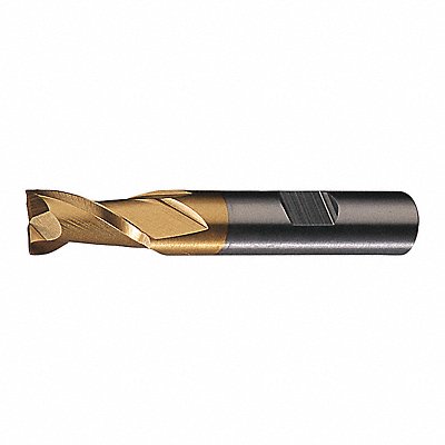 Keyway End Mill HSS TiN 1/4