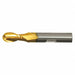 Ball End Mill Single End 1/8 HSS