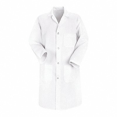 507Wht Mens White Ls Lab Coat