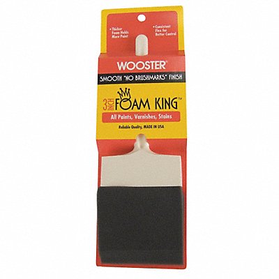 Foam King 3in Plastic Handle Foam Brush