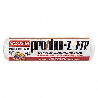 Pro/doo-z Ftp 9inx3/8in Woven Roller