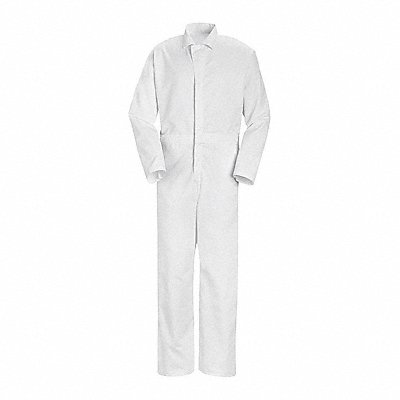 White Coverall-No Breast Pocket