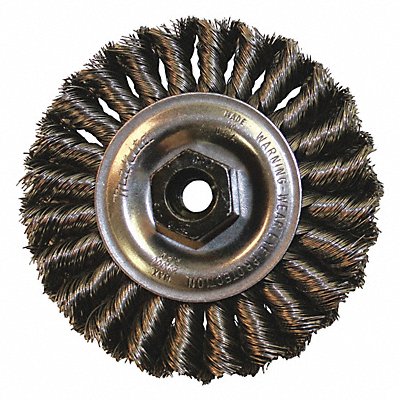 Wire Wheel Brush Twisted Arbor Hole