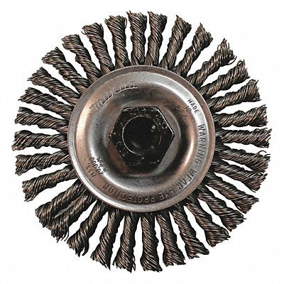 Wire Wheel Brush Twisted Arbor Hole