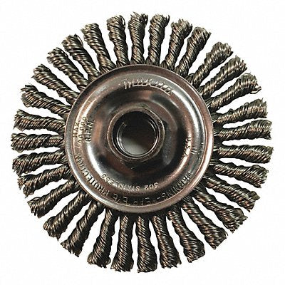 Wire Wheel Brush Twisted Arbor Hole